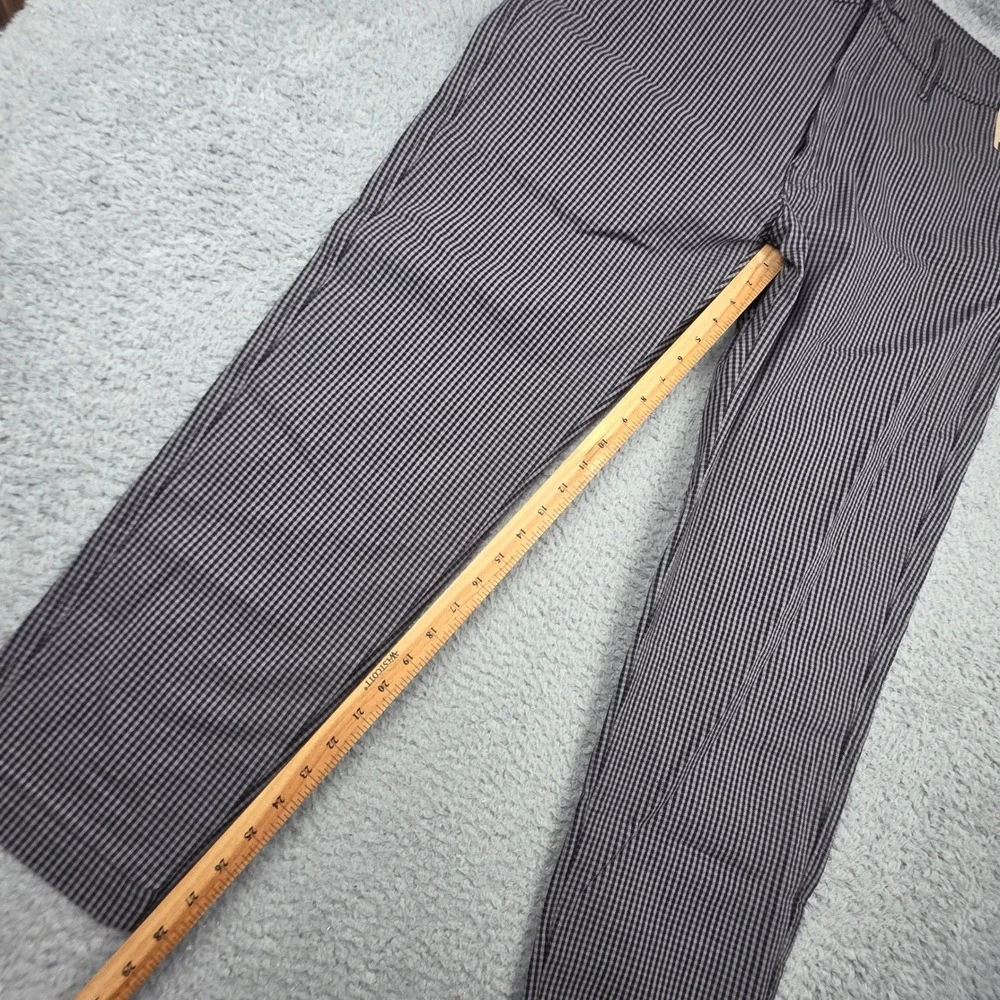 Levi's XX Chino Pants Men 38x30 Black White Gingham Standard Taper Stretch